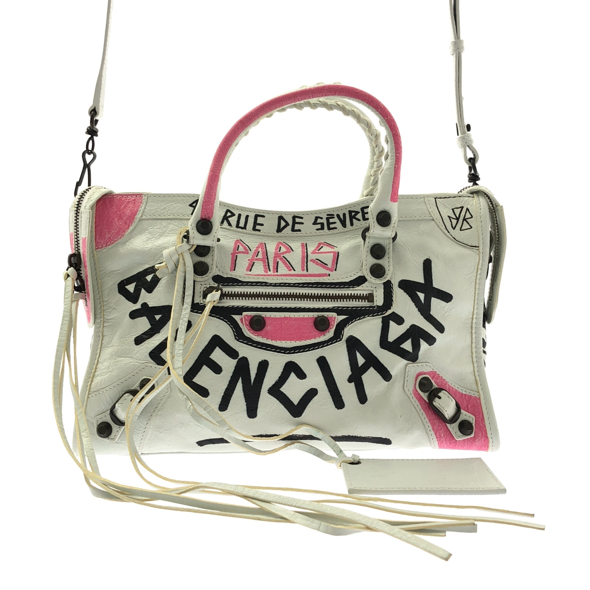 巴黎世家 | CLASSIC CITY 塗鴉單肩包 / 431621 |