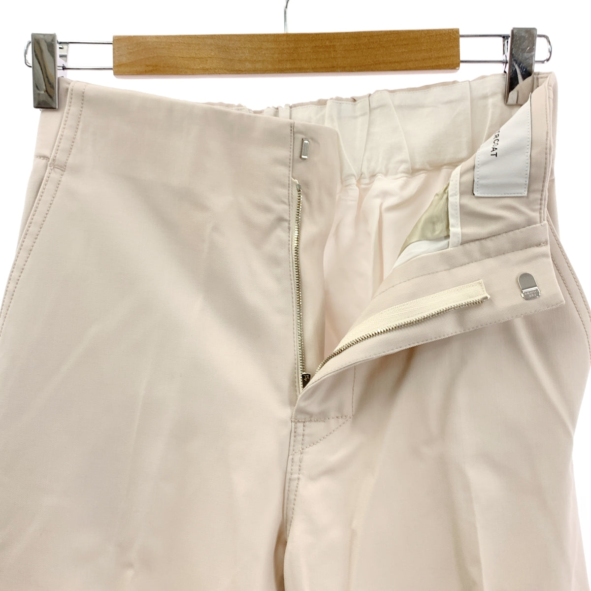 OVERCOAT / オーバーコート | バックウエストゴム テーパード スラックス パンツ | 00 | レディース