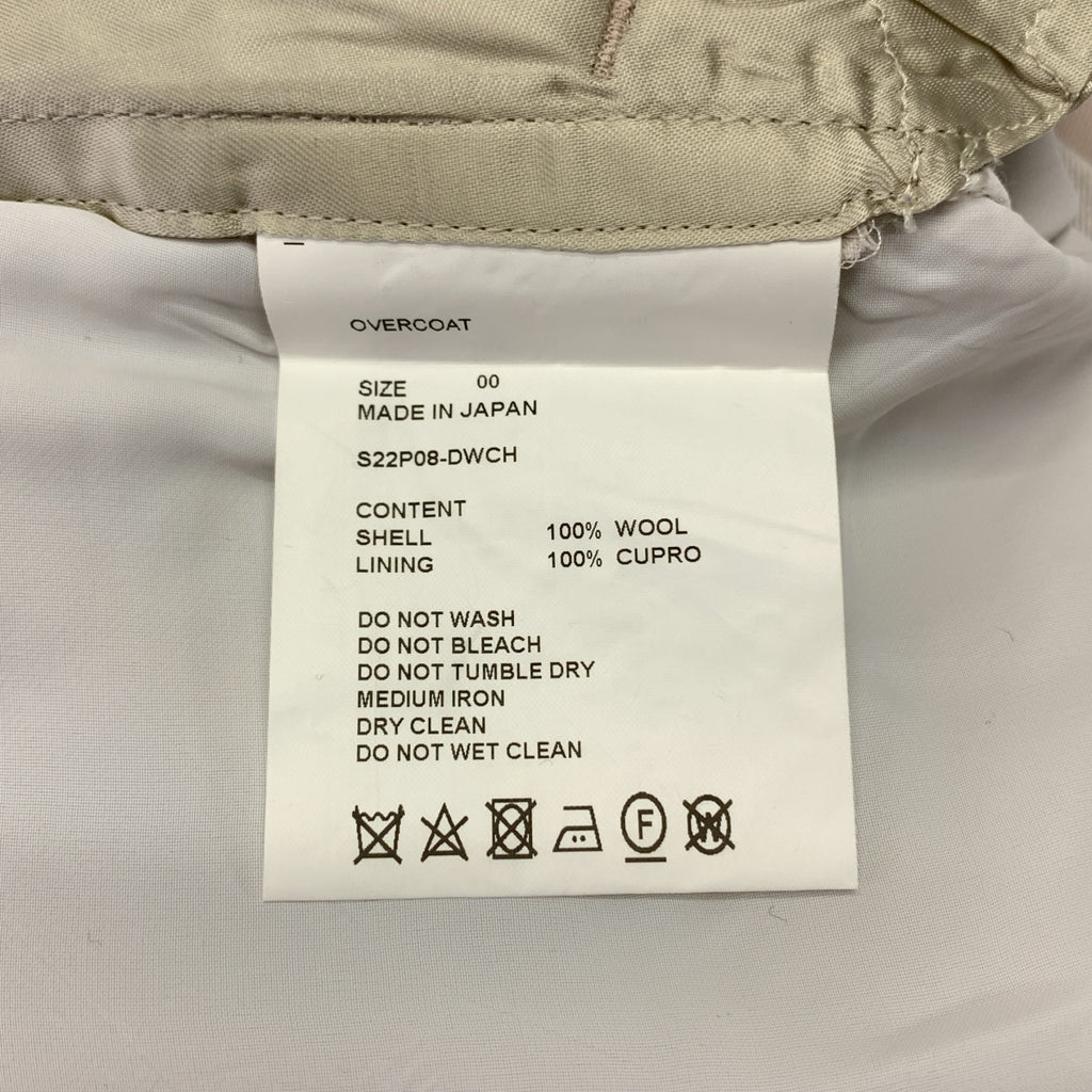 OVERCOAT / 오버코트 | 백 웨스트 고무 테이퍼드 슬랙스 팬츠 | 00 |