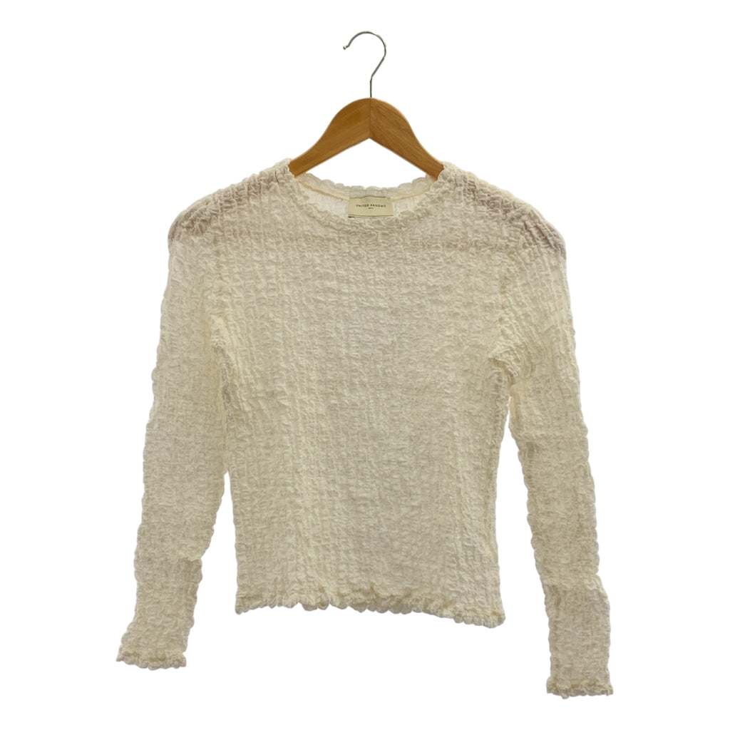 UNITED ARROWS | 褶皺長袖上衣 | F碼 | 女款