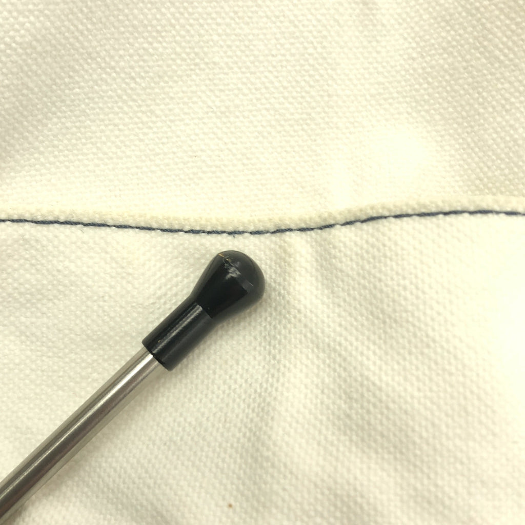 HOLIDAY / ホリデイ | BIG WORK JACKET 袖ロゴプリント デニム トラッカージャケット | F | ホワイト | レディース