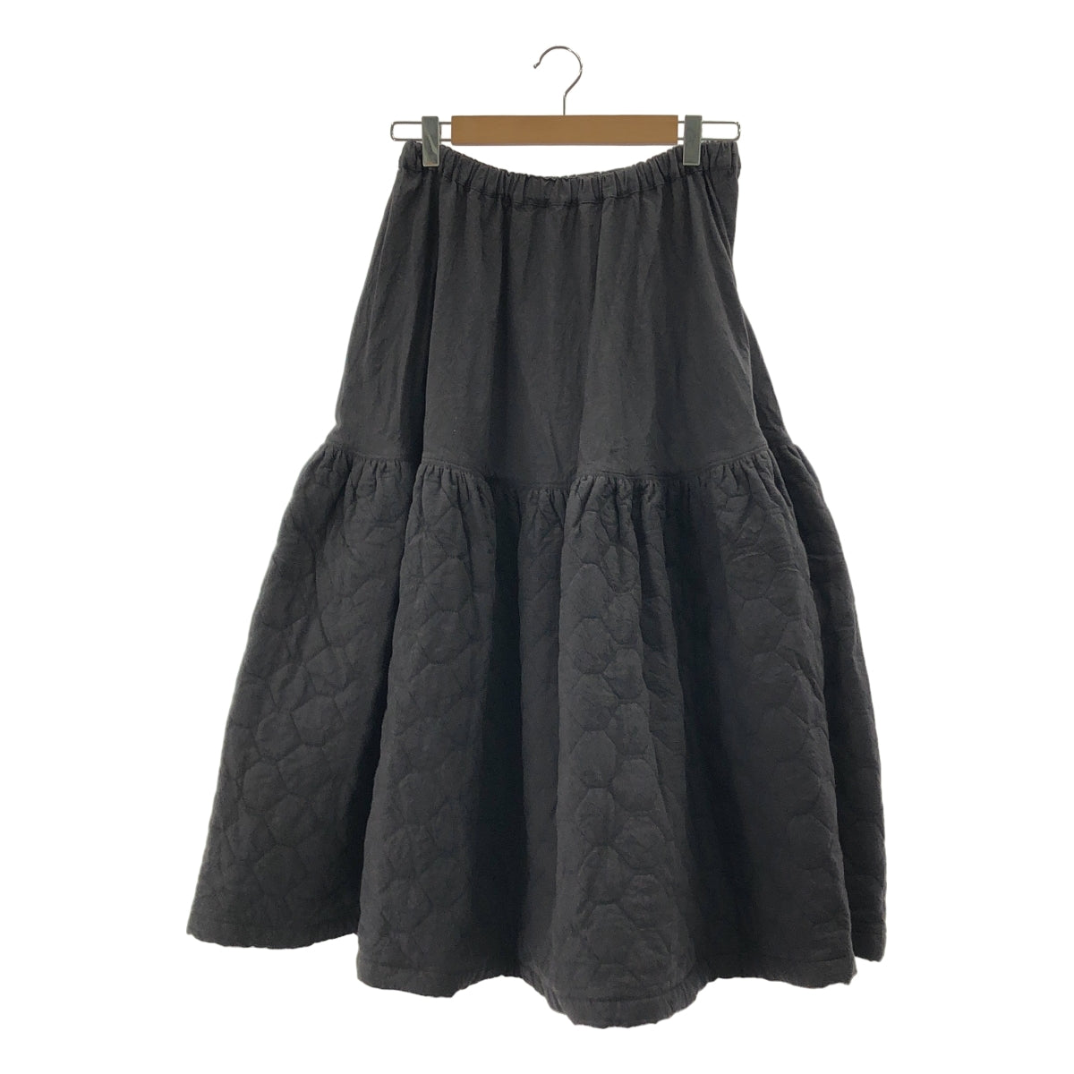 urakata / ウラカタ | 2021AW | セギディリア キルティング ティアード ドローストリング スカート |