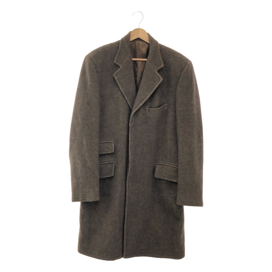 ETRO | Wool Chesterfield Coat | 48 | Khaki | Men's