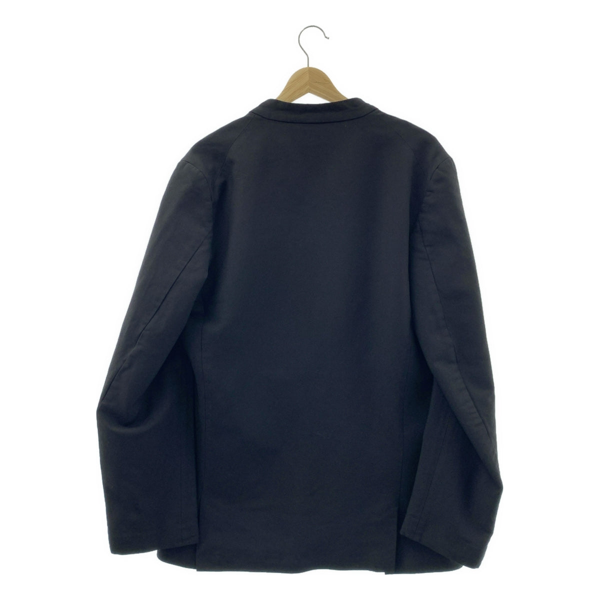 COMME des GARCONS HOMME PLUS / コムデギャルソンオムプリュス | 2018SS | ポリエステル縮絨 マオカラー チャイナジャケット | L | ブラック | メンズ