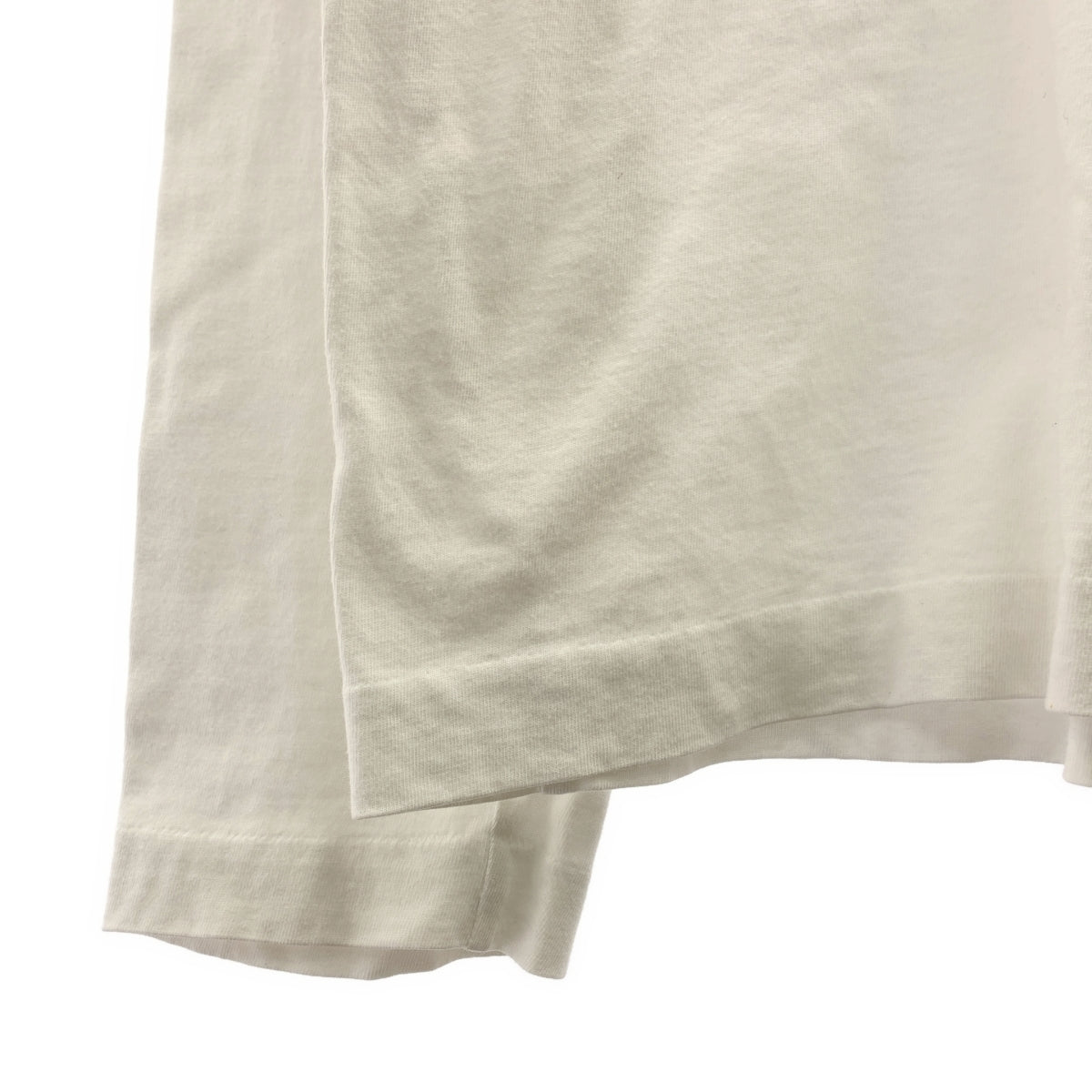 tao COMME des GARCONS / タオコムデギャルソン | コットン クルーネック カットソー | M | ホワイト | レディース