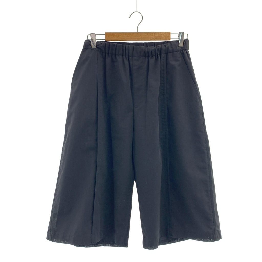 noir kei ninomiya / 느와르 케이니노미야 | 2021SS | 울 와이드 탁 디자인 바지 | S | 블랙 | 여성