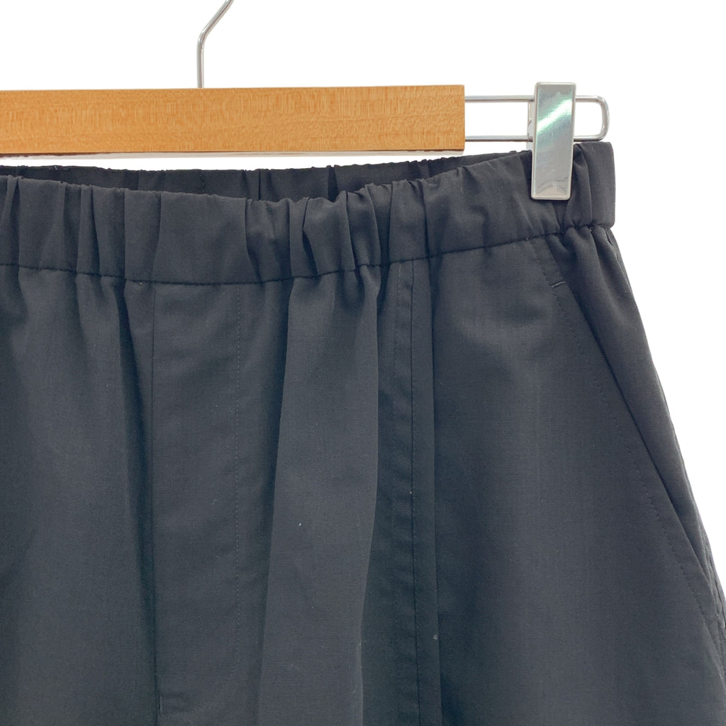 noir kei ninomiya / 느와르 케이니노미야 | 2021SS | 울 와이드 탁 디자인 바지 | S | 블랙 | 여성