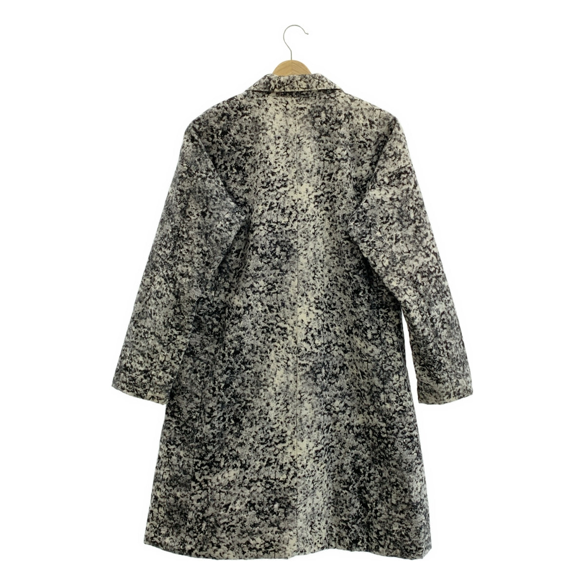ISSEY MIYAKE / イッセイミヤケ | マーブルプリント チェスターコート | 2 | レディース