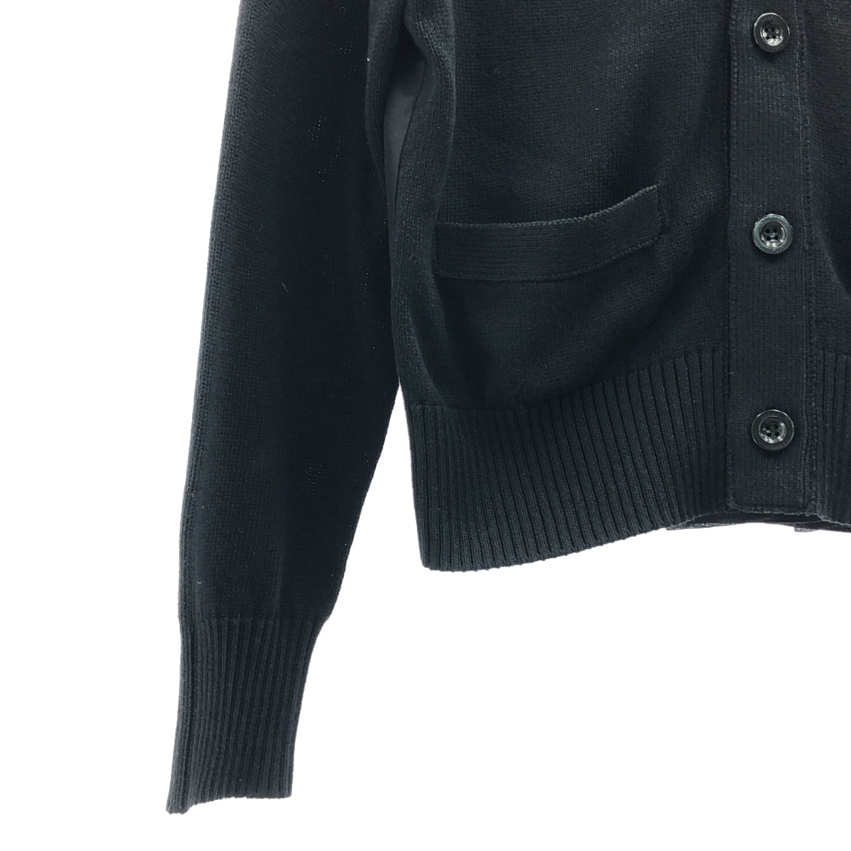 sacai / サカイ | 2024 | Cotton Gabardine × Knit Cardigan ニット カーディガン | 2 |