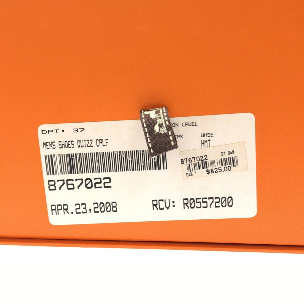 【美品】  HERMES / エルメス | KENNEDY ケネディ カーフレザー モカシン ローファー | 41 | ブラック | メンズ