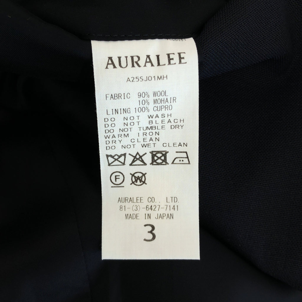 AURALEE / オーラリー | 2025SS | WOOL KID MOHAIR HOP SACK JACKET テーラードジャケット | 3 | メンズ