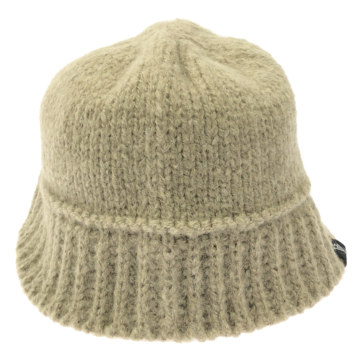 VARZAR / バザール | Monogram Label Wool Knit Bucket Hat ニット バケット ハット | ベージュ | レディース