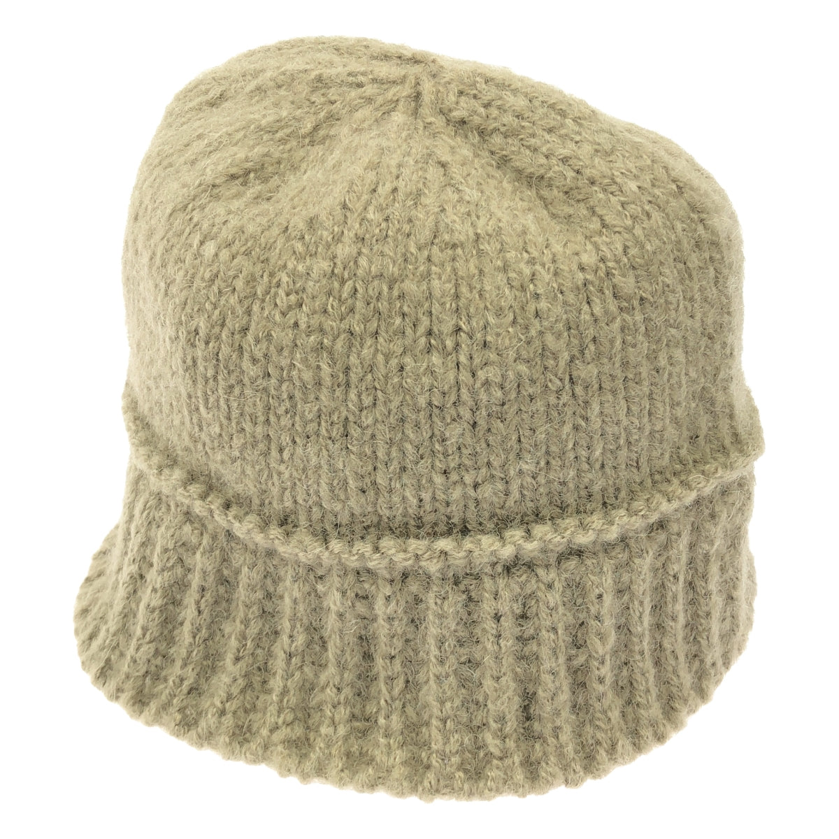 VARZAR / バザール | Monogram Label Wool Knit Bucket Hat ニット バケット ハット | ベージュ | レディース
