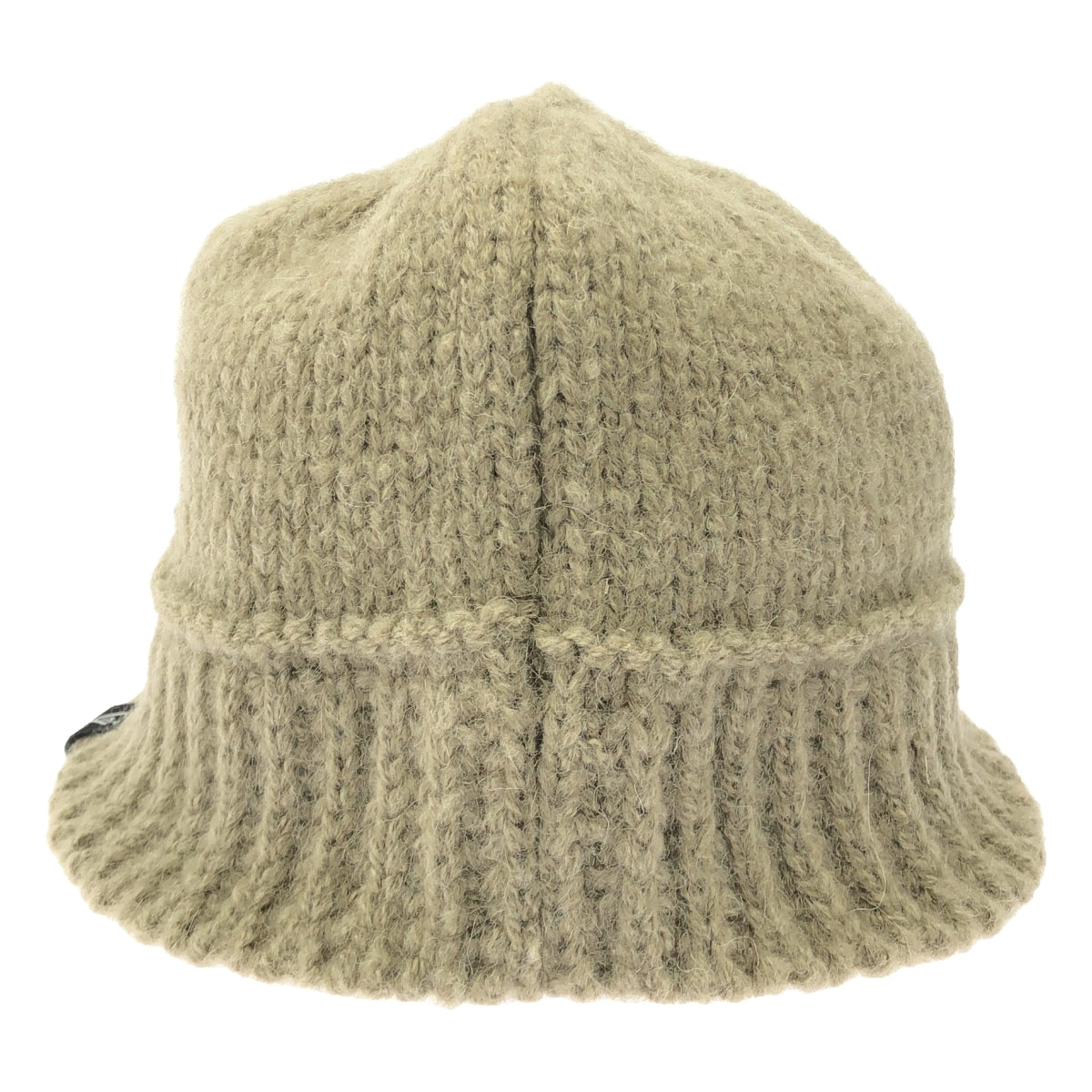 VARZAR / バザール | Monogram Label Wool Knit Bucket Hat ニット バケット ハット | ベージュ | レディース