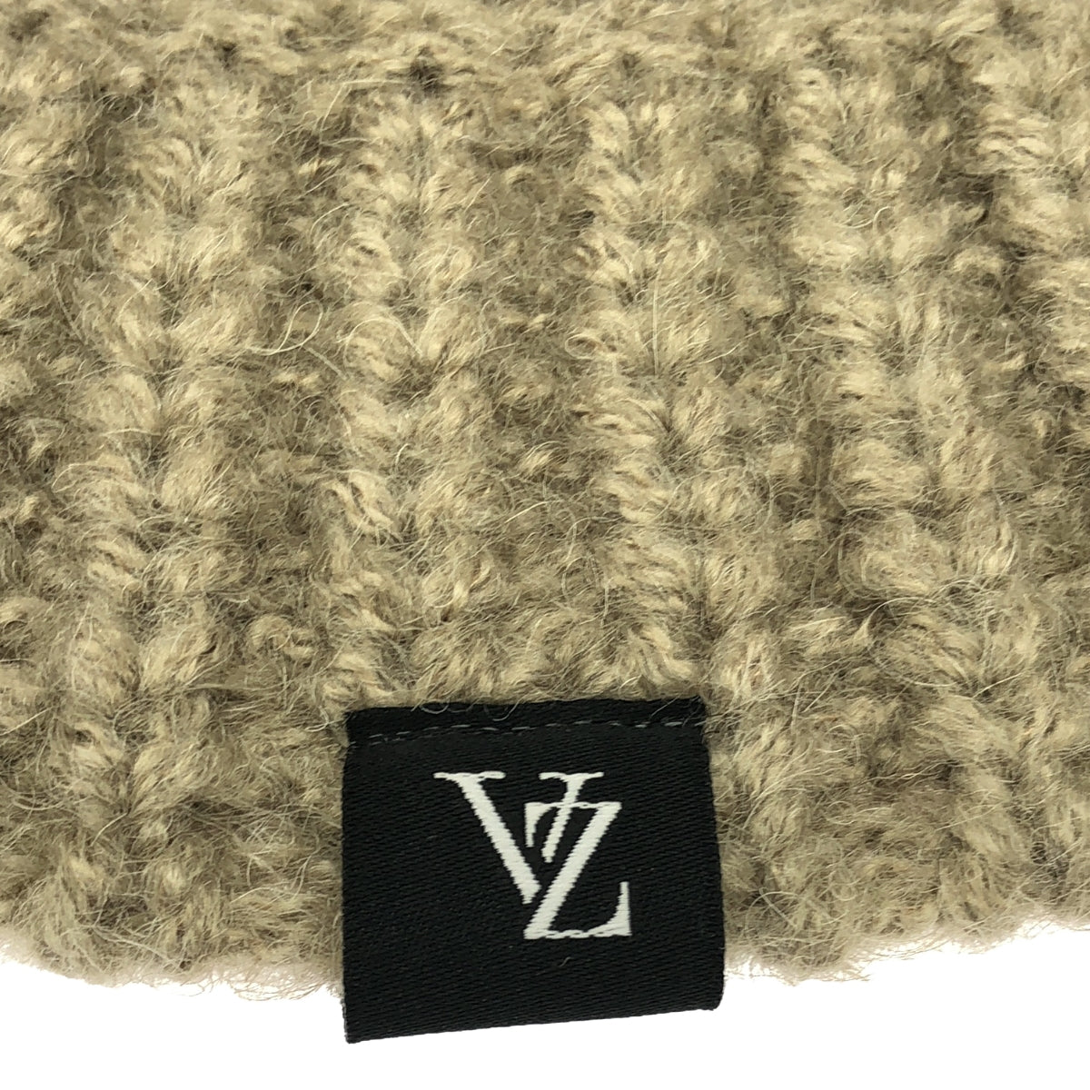 VARZAR / バザール | Monogram Label Wool Knit Bucket Hat ニット バケット ハット | ベージュ | レディース