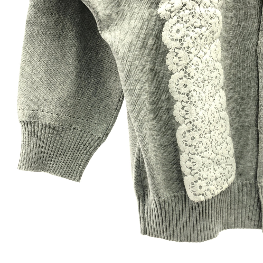 tricot COMME des GARCONS / 트리코콤 데 갤슨 | 2017SS | 코튼 프린트 크루넥 카디건 |