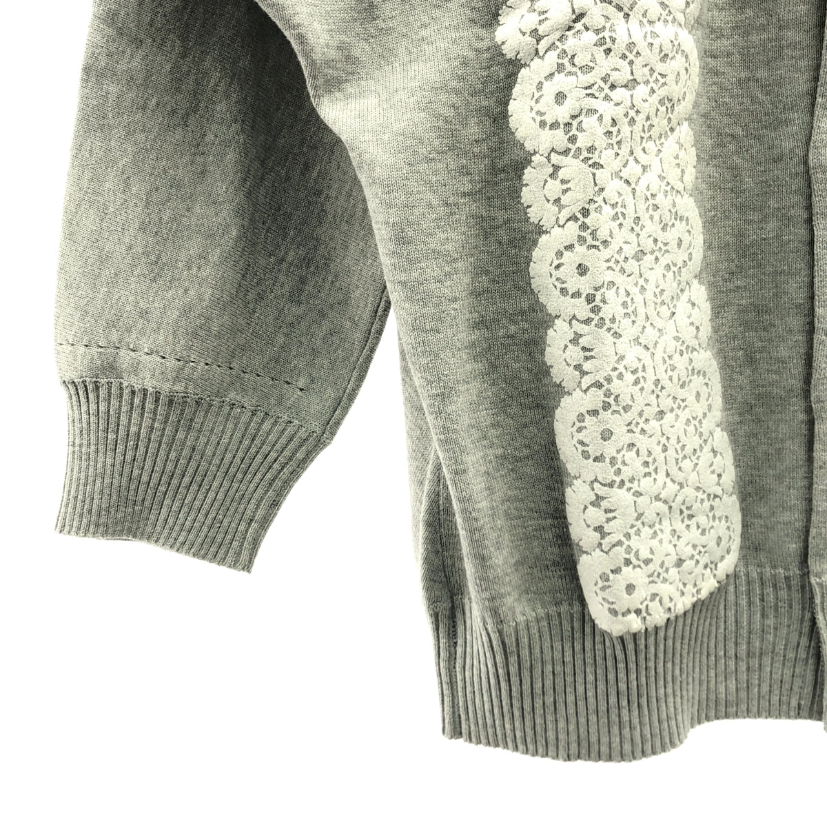 tricot COMME des GARCONS / 트리코콤 데 갤슨 | 2017SS | 코튼 프린트 크루넥 카디건 |