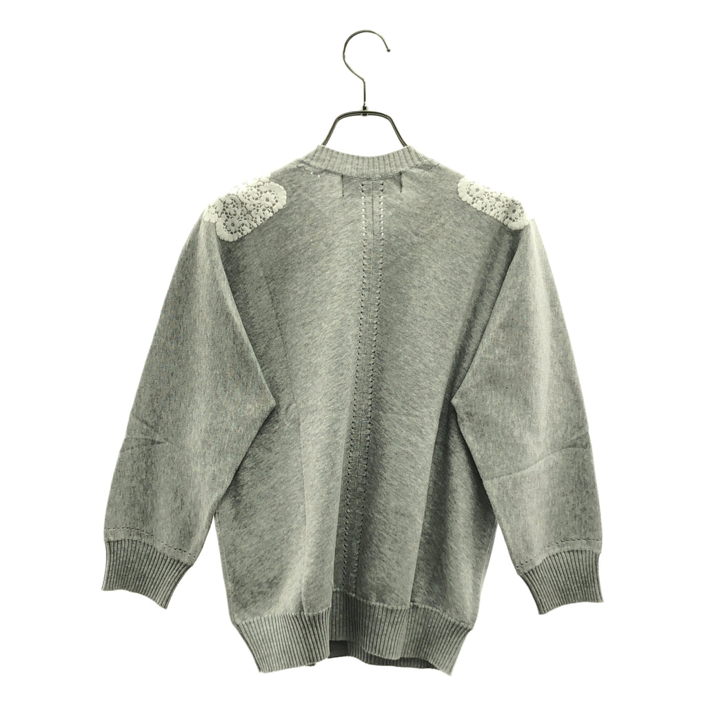 tricot COMME des GARCONS / 트리코콤 데 갤슨 | 2017SS | 코튼 프린트 크루넥 카디건 |