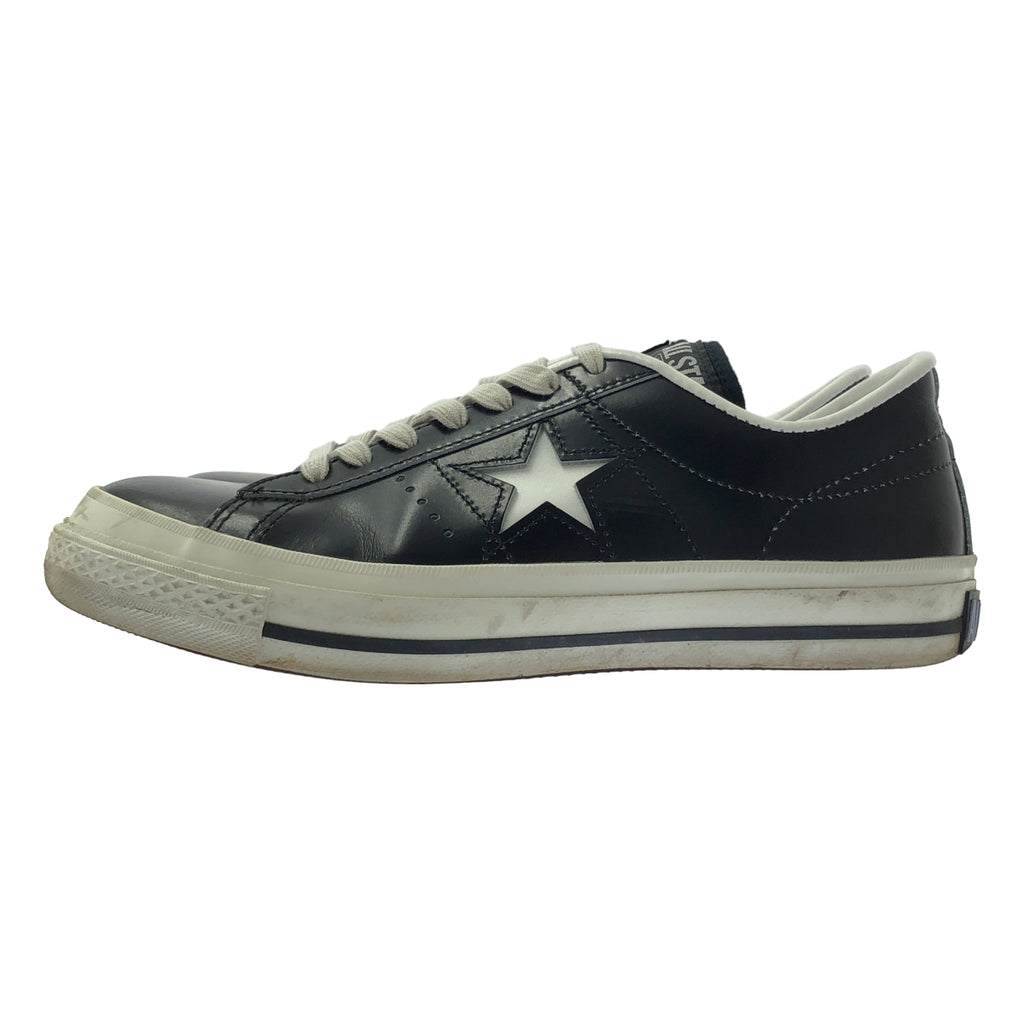 CONVERSE / 컨버스 | ONE STAR J 원스터 가죽 로우 컷 스니커즈 일본제 | 5.5 |