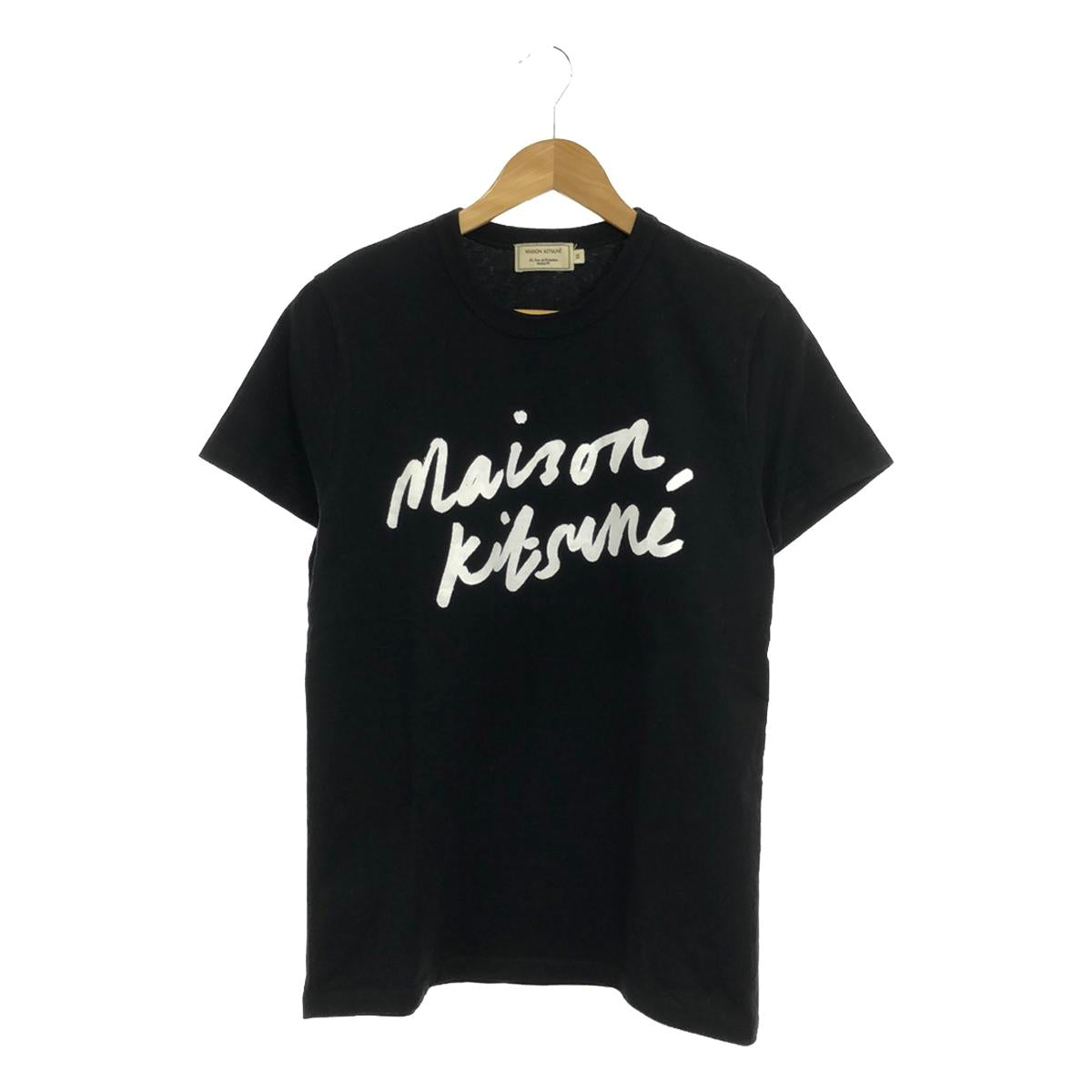 MAISON KITSUNE / メゾンキツネ | ロゴ プリント クルーネック Tシャツ カットソー | XS | メンズ