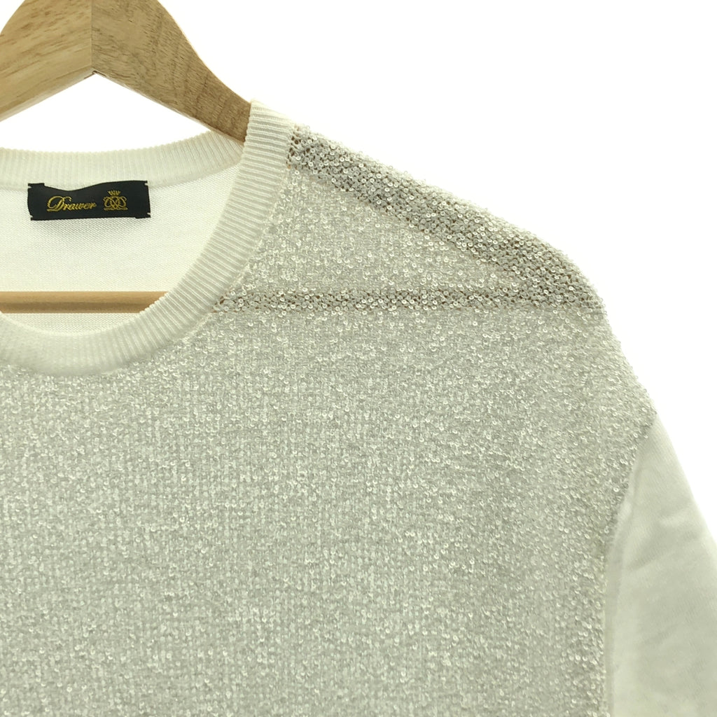 抽屜 | 春季 7G 亮片短袖針織衫 |