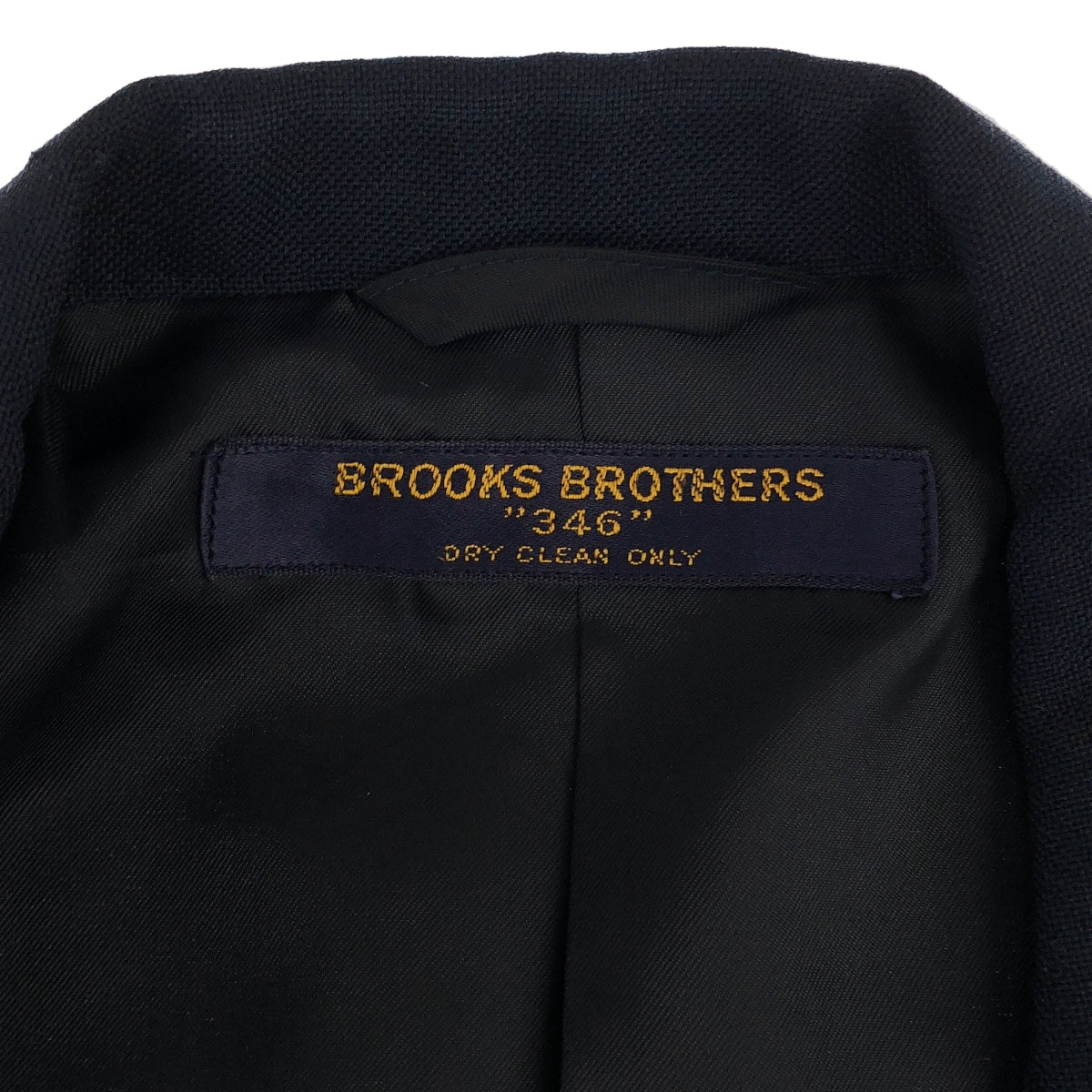 BROOKS BROTHERS | Estimated 1980s - Vintage / Vintage 302 Wool Gold Button Single Tailored Jacket Blazer | 94 AY7 | Men's