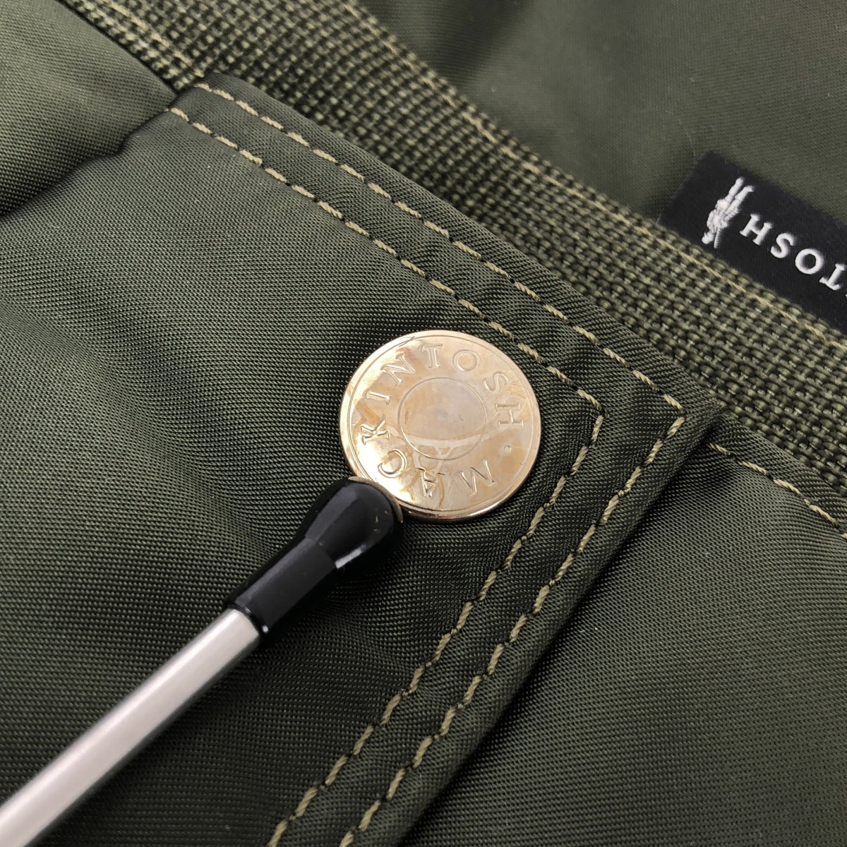 MACKINTOSH / 매킨토시 | × PORTER 별주 MINI BUCKET TOTE 토트 백 | 카키 | 여성