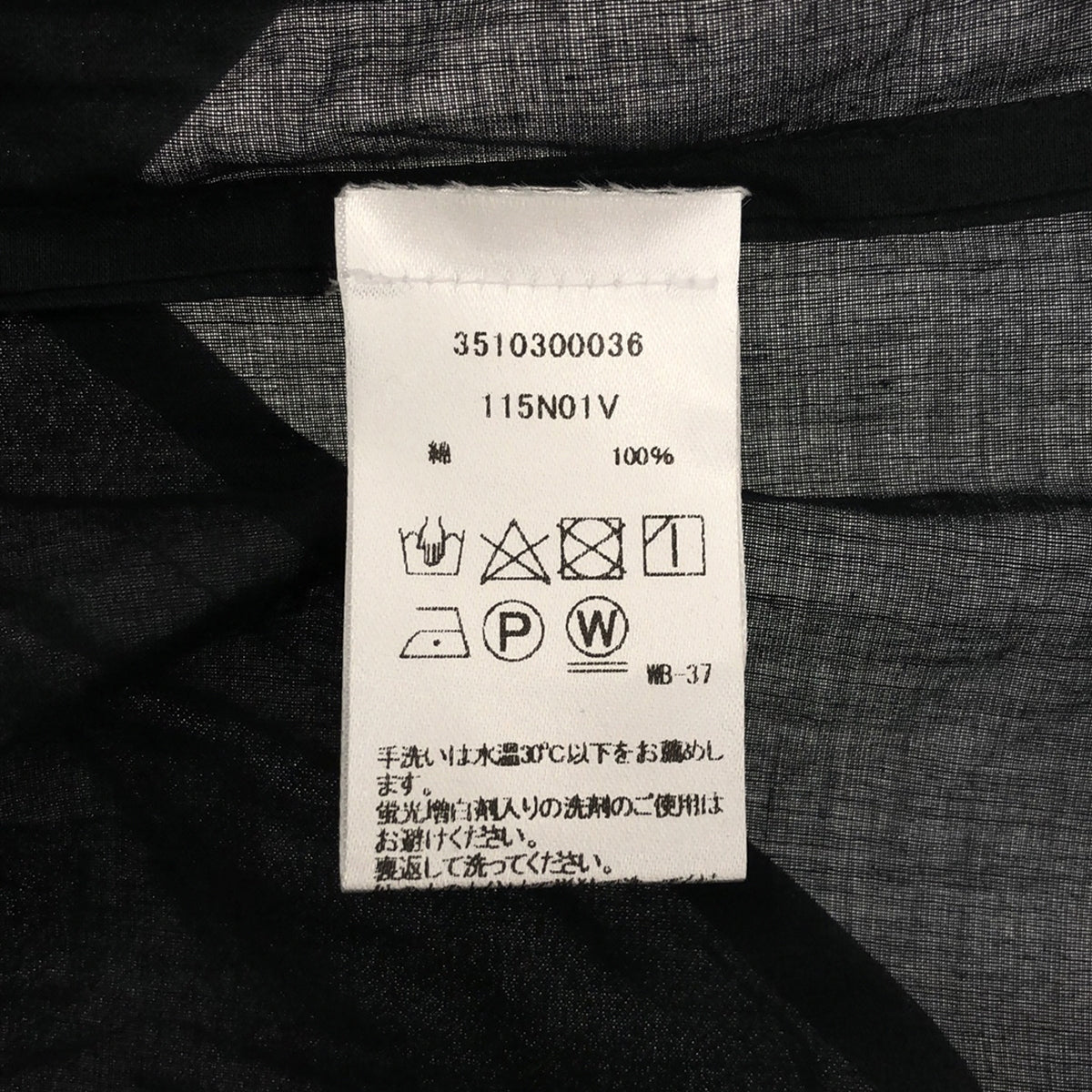 【美品】  MERLETTE / マーレット | NES DRESS コットン ギャザー ティアード ワンピース | S | ブラック | レディース