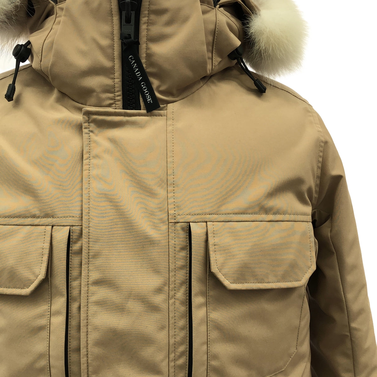 【新品】  CANADA GOOSE / カナダグース | WESTMOUNT PARKA / 2004MA ウエストマウント ダウンコート フーディ | S | ベージュ | メンズ