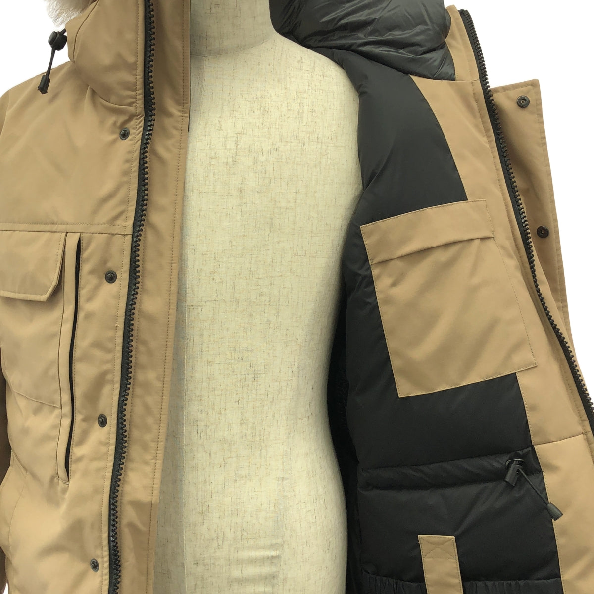 【新品】  CANADA GOOSE / カナダグース | WESTMOUNT PARKA / 2004MA ウエストマウント ダウンコート フーディ | S | ベージュ | メンズ