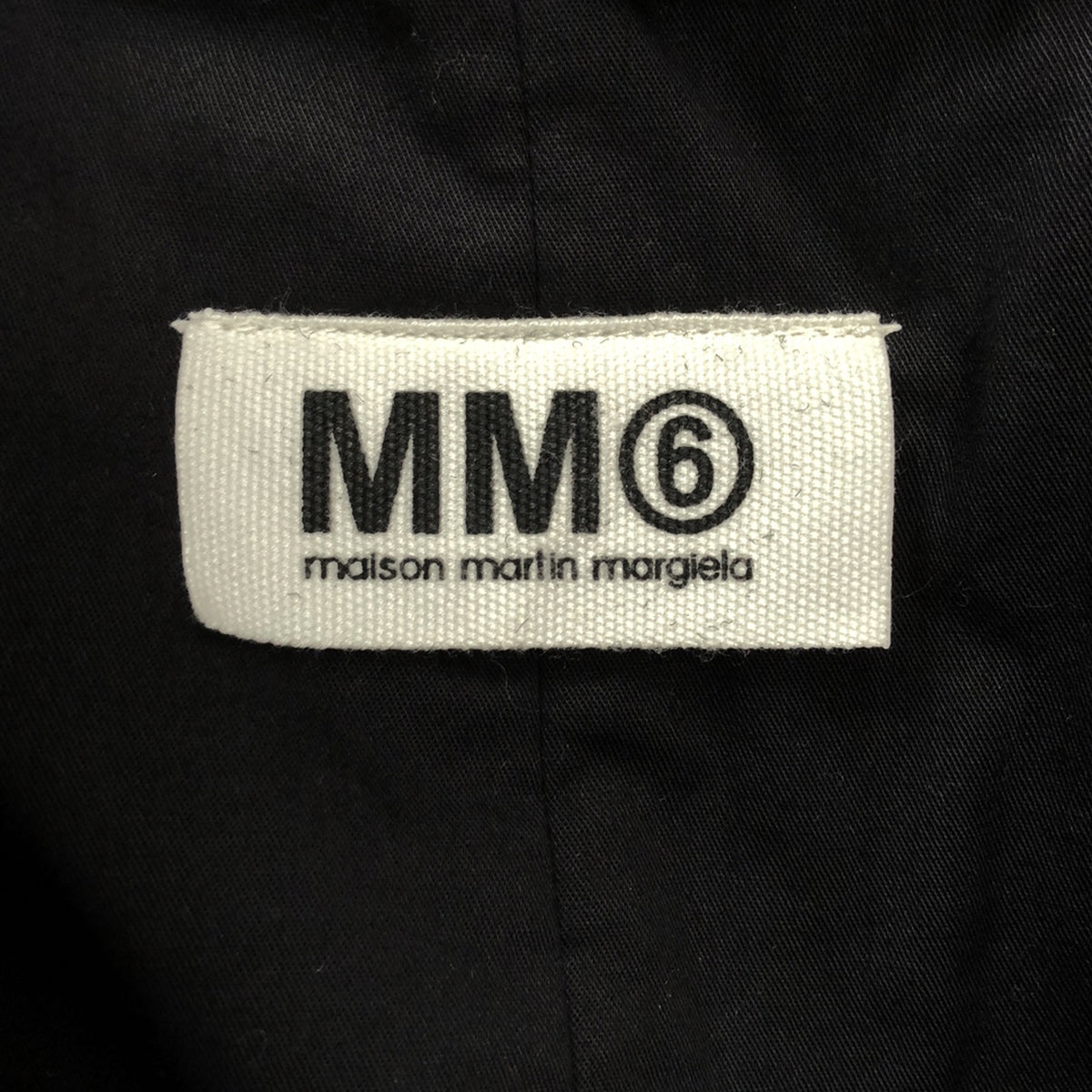 MM6 Maison Martin Margiela / 엠엠 식스 메종 마르탄 마르젤라 | 칼라 보어 숄 컬러 밀리터리 코트 | 38 | 블랙 | 여성