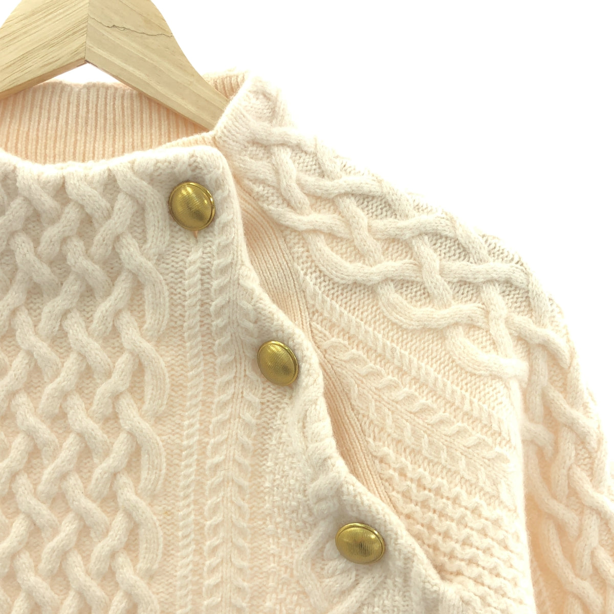 框架 | 金色扣環 Hamilton Aran 套頭針織衫 |