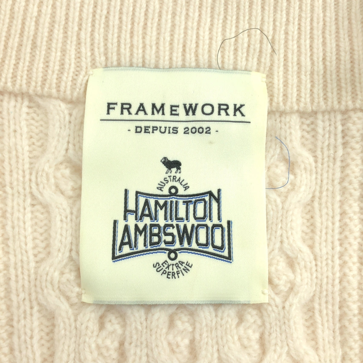 框架 | 金色扣環 Hamilton Aran 套頭針織衫 |