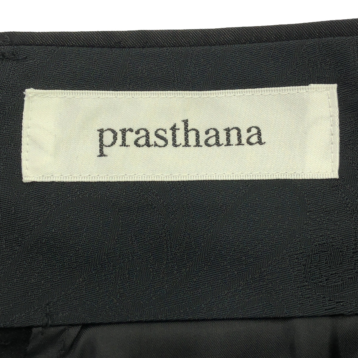 [New] prasthana / Prasthana | Glossy twill lazy slacks | M | Black | Men's