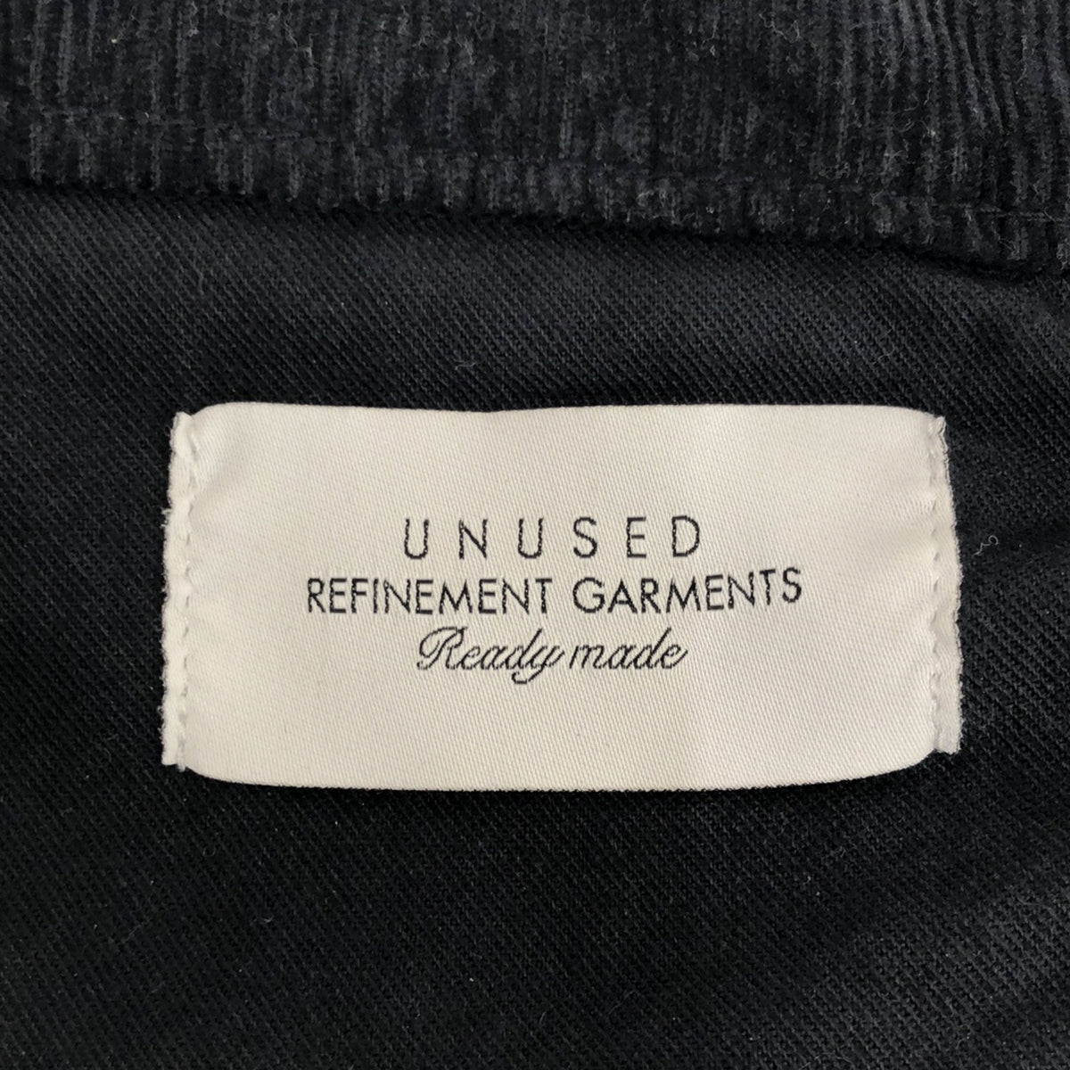 UNUSED / Unused | Corduroy Straight Pants | 2 | Men's