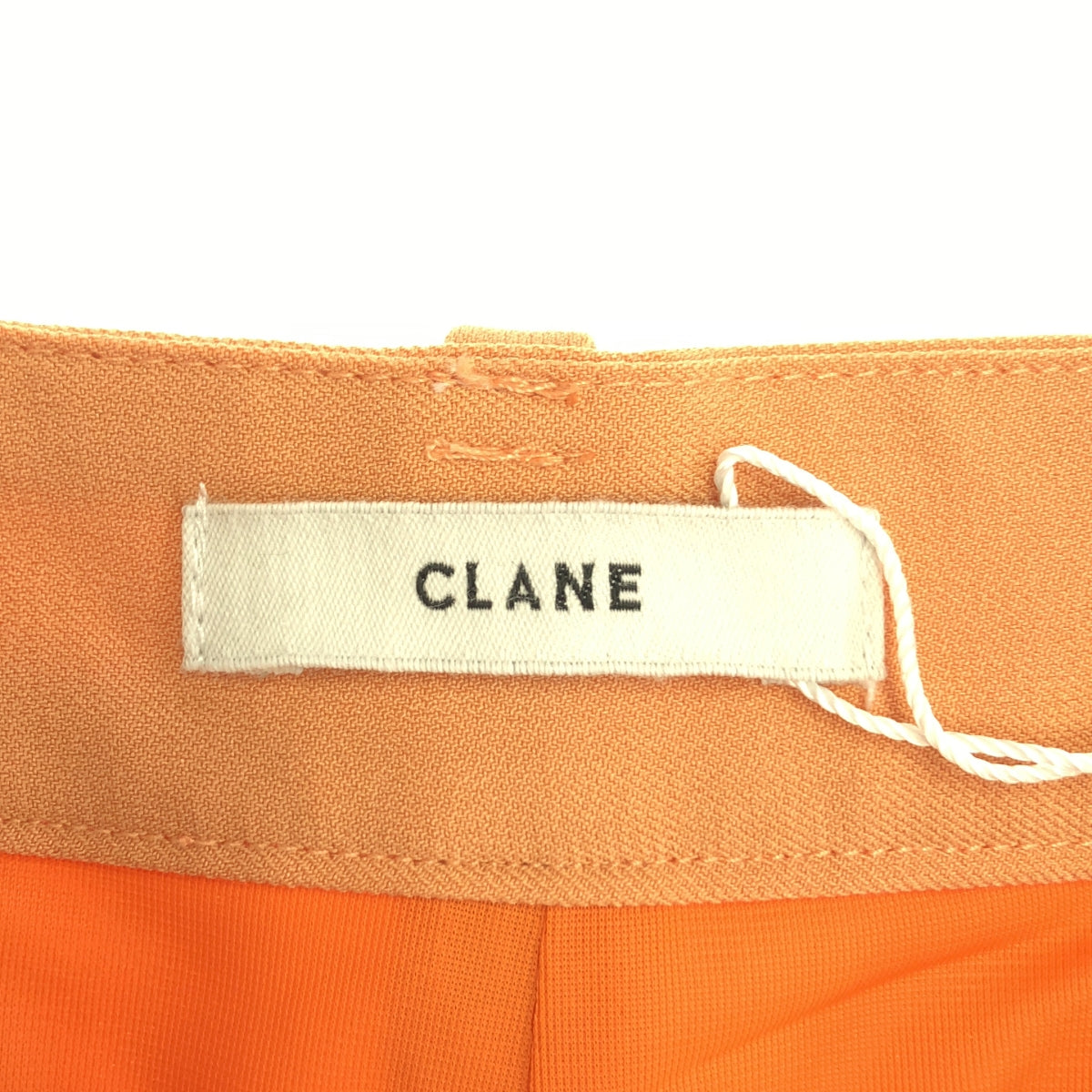 【新品】  CLANE / クラネ | 2021SS | BASIC TUCK PT ベーシックタックパンツ | 2 | オレンジ | レディース