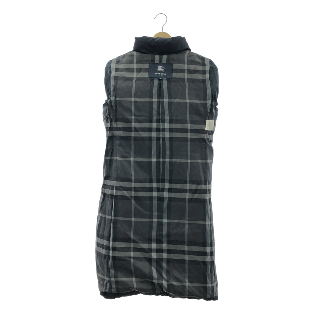 BURBERRY LONDON | 立領束帶羽絨大衣，配 Nova 格紋襯裡 | 尺寸 38 |