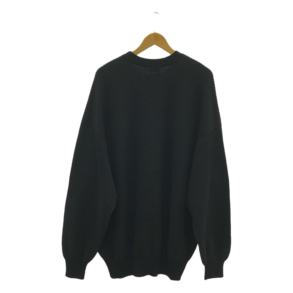 Y-3 / ワイスリー | U TECH KNIT CREW SWEATER リブニット | L | ブラック/ホワイト | メンズ
