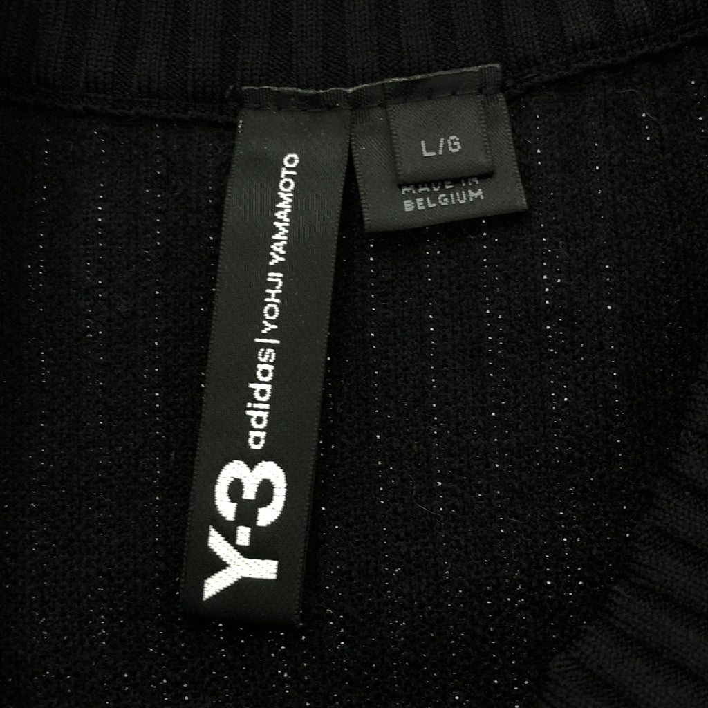 Y-3 / ワイスリー | U TECH KNIT CREW SWEATER リブニット | L | ブラック/ホワイト | メンズ