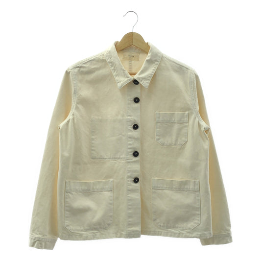 THE ROW / ザロウ | KURT JACKET カートジャケット ホワイトデニム カバーオール | S | レディース