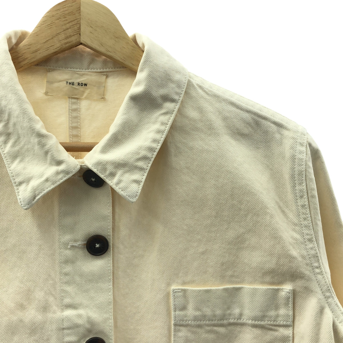 THE ROW / ザロウ | KURT JACKET カートジャケット ホワイトデニム カバーオール | S | ホワイト | レディース