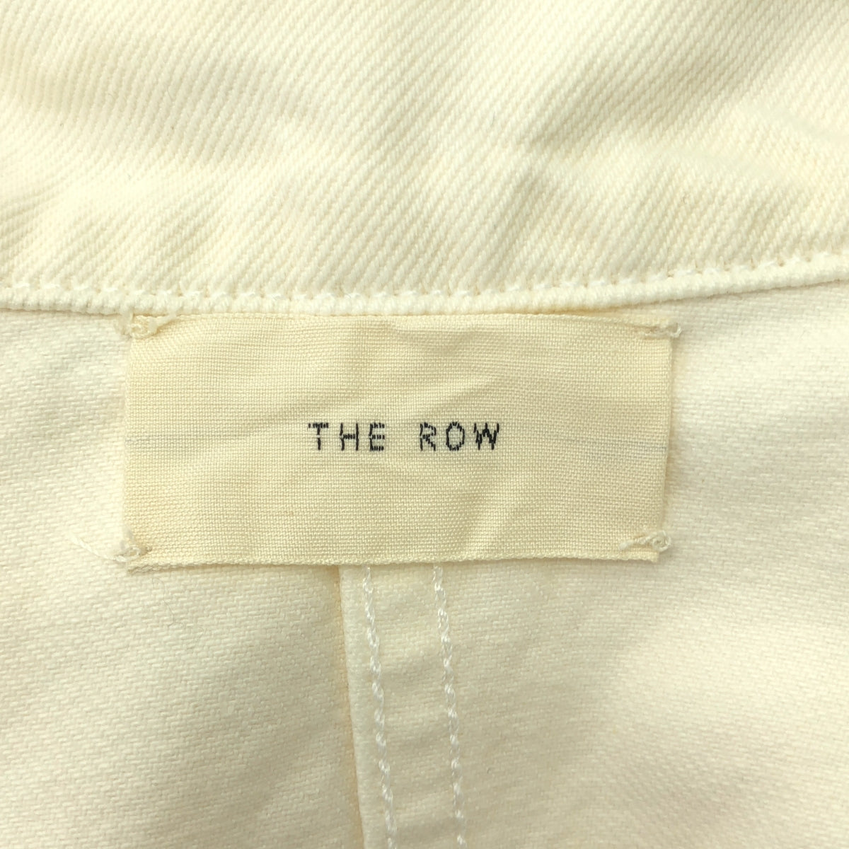 THE ROW / ザロウ | KURT JACKET カートジャケット ホワイトデニム カバーオール | S | ホワイト | レディース