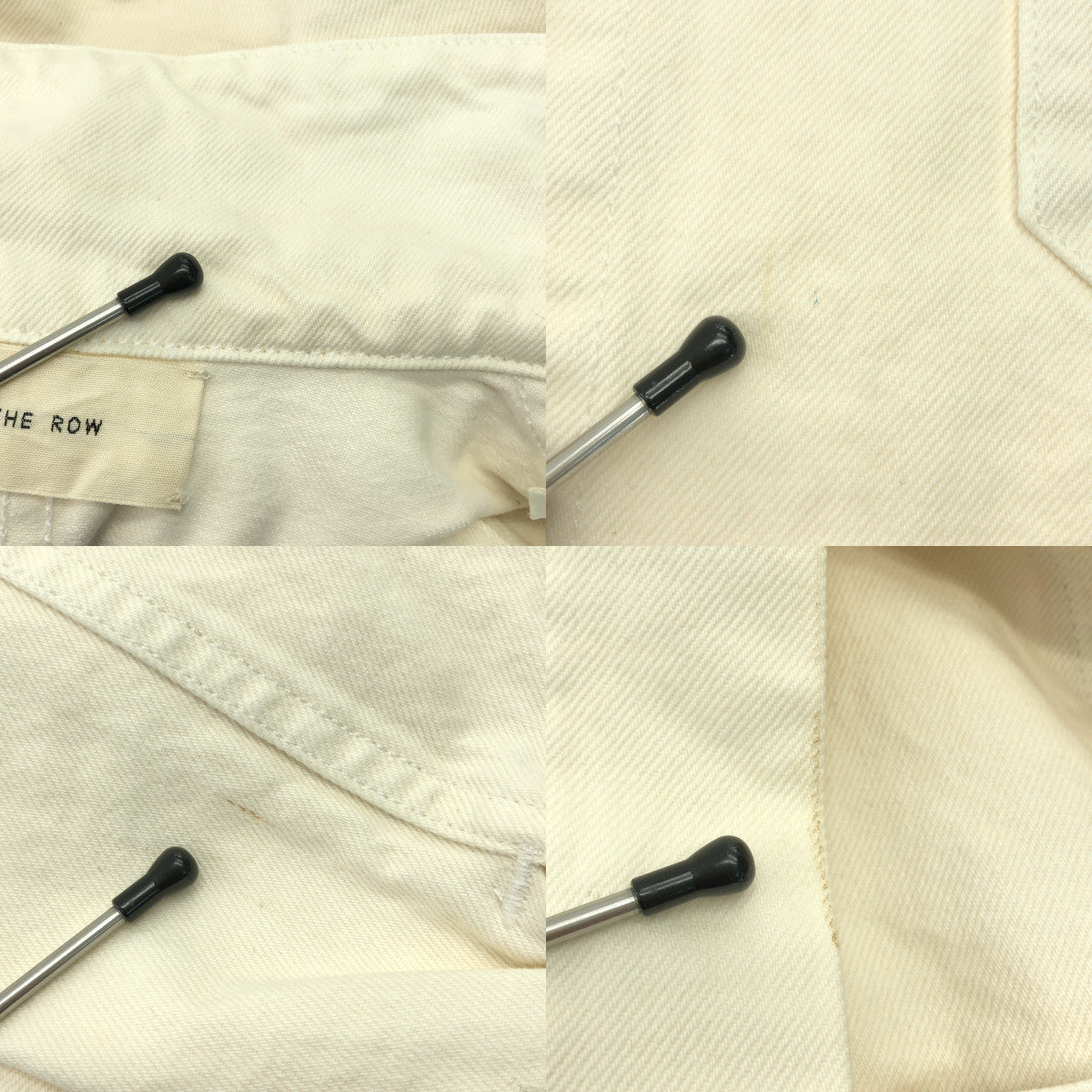 THE ROW / ザロウ | KURT JACKET カートジャケット ホワイトデニム カバーオール | S | ホワイト | レディース