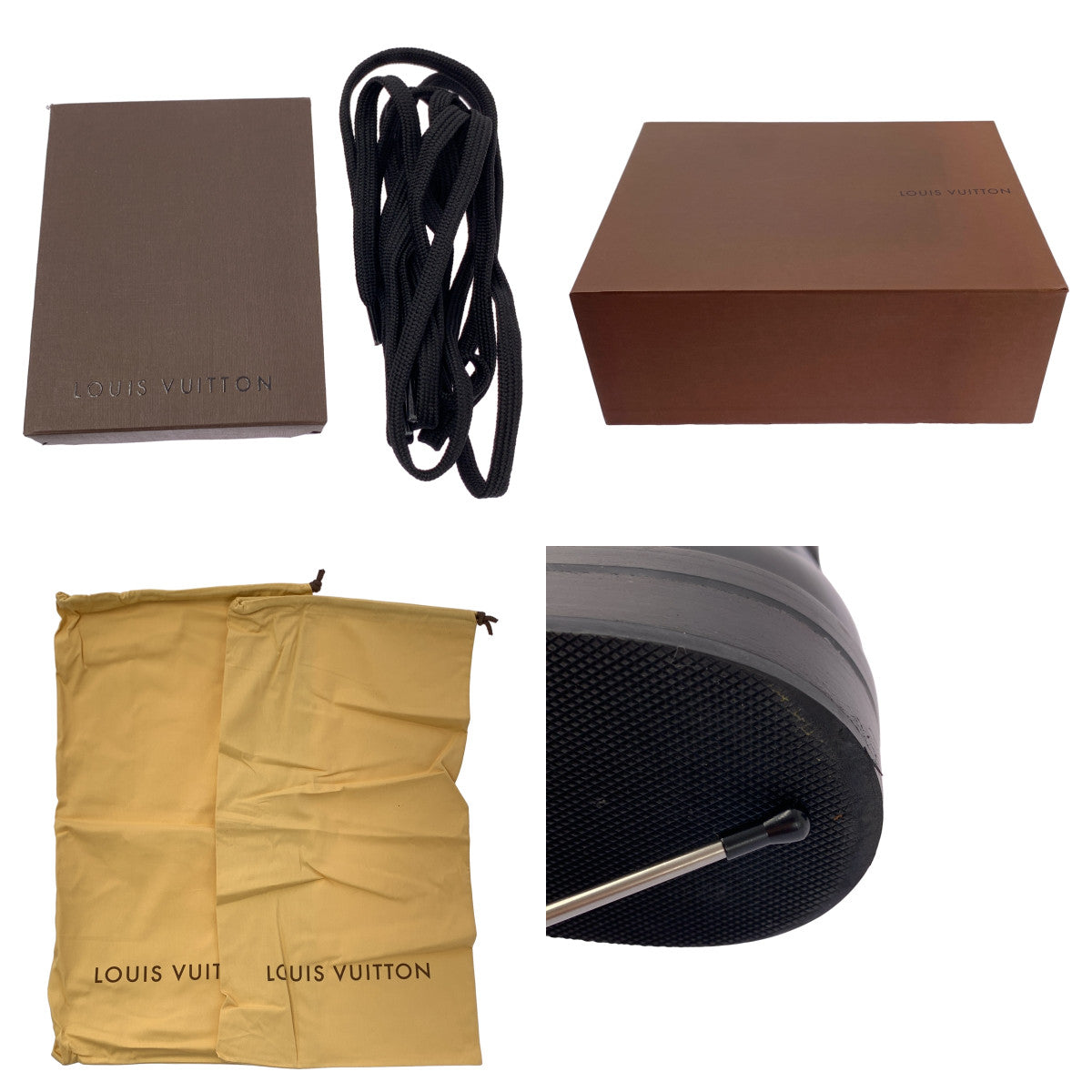 Louis Vuitton / ルイヴィトン | コードバン レースアップ レザー ブーツ | 37 | レディース