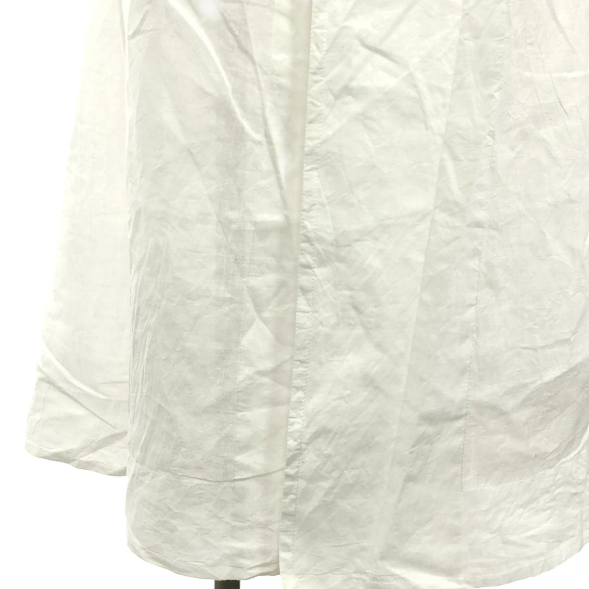 【미품】 JOHN ALEXANDER SKELTON / 존 알렉산더 스켈레톤 | cotton double shirt coat / 더블 셔츠 코트 | L | white | 남성