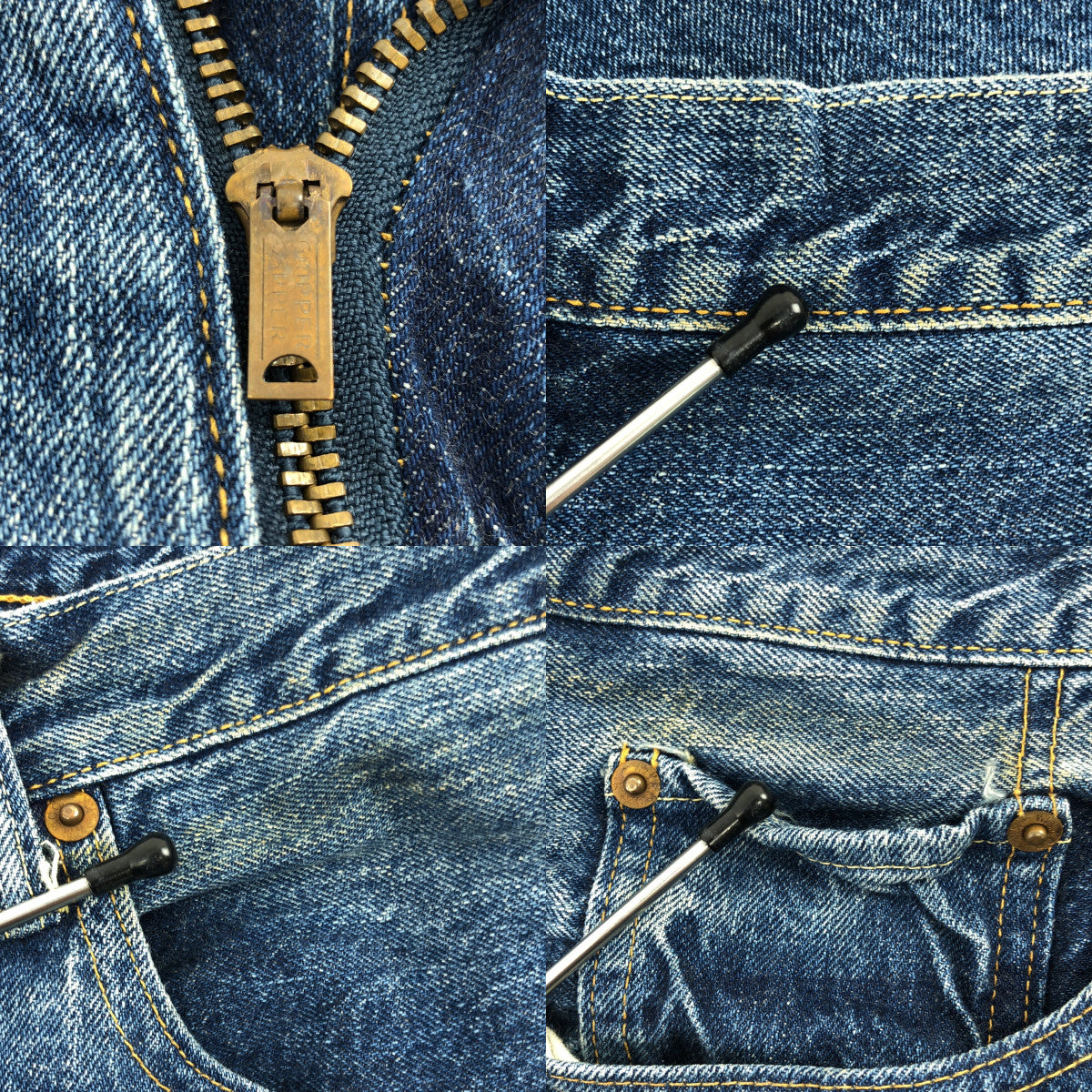WAREHOUSE / Warehouse | 2ND-HAND 1105 (USED WASH) Secondhand Tapered Denim Pants | W38 | Men's