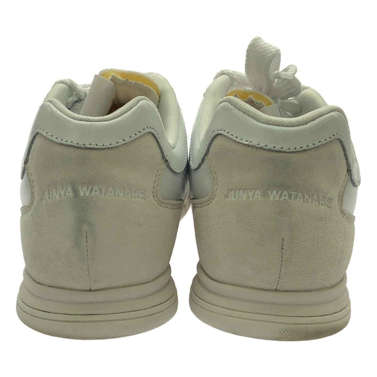 【美品】  JUNYA WATANABE COMME des GARCONS / ジュンヤワタナベ | × New Balance / ニューバランス URC42WW レザー ロゴ スニーカー | 24 | ホワイト | レディース