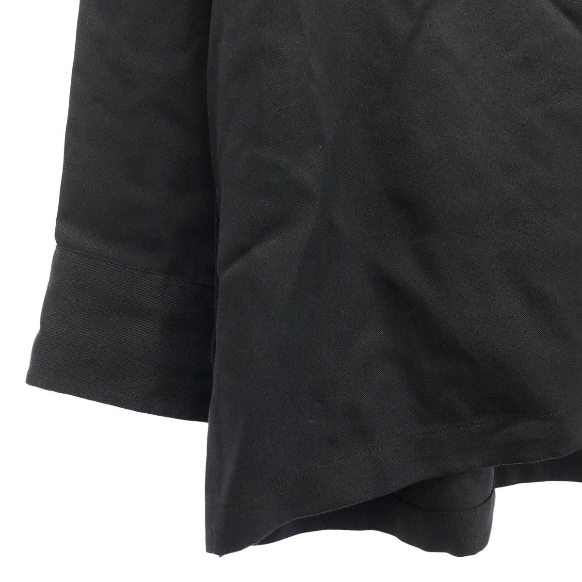 GALERIE VIE | 2023 秋冬復古斜紋拉鍊套頭衫 | F 碼 | 黑色 | 男款