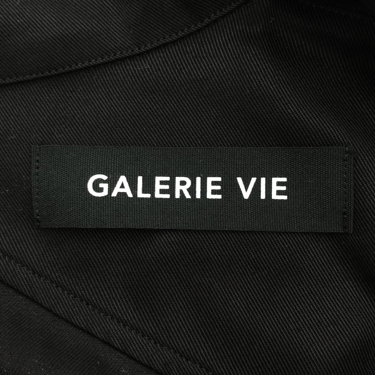 GALERIE VIE | 2023 秋冬復古斜紋拉鍊套頭衫 | F 碼 | 黑色 | 男款