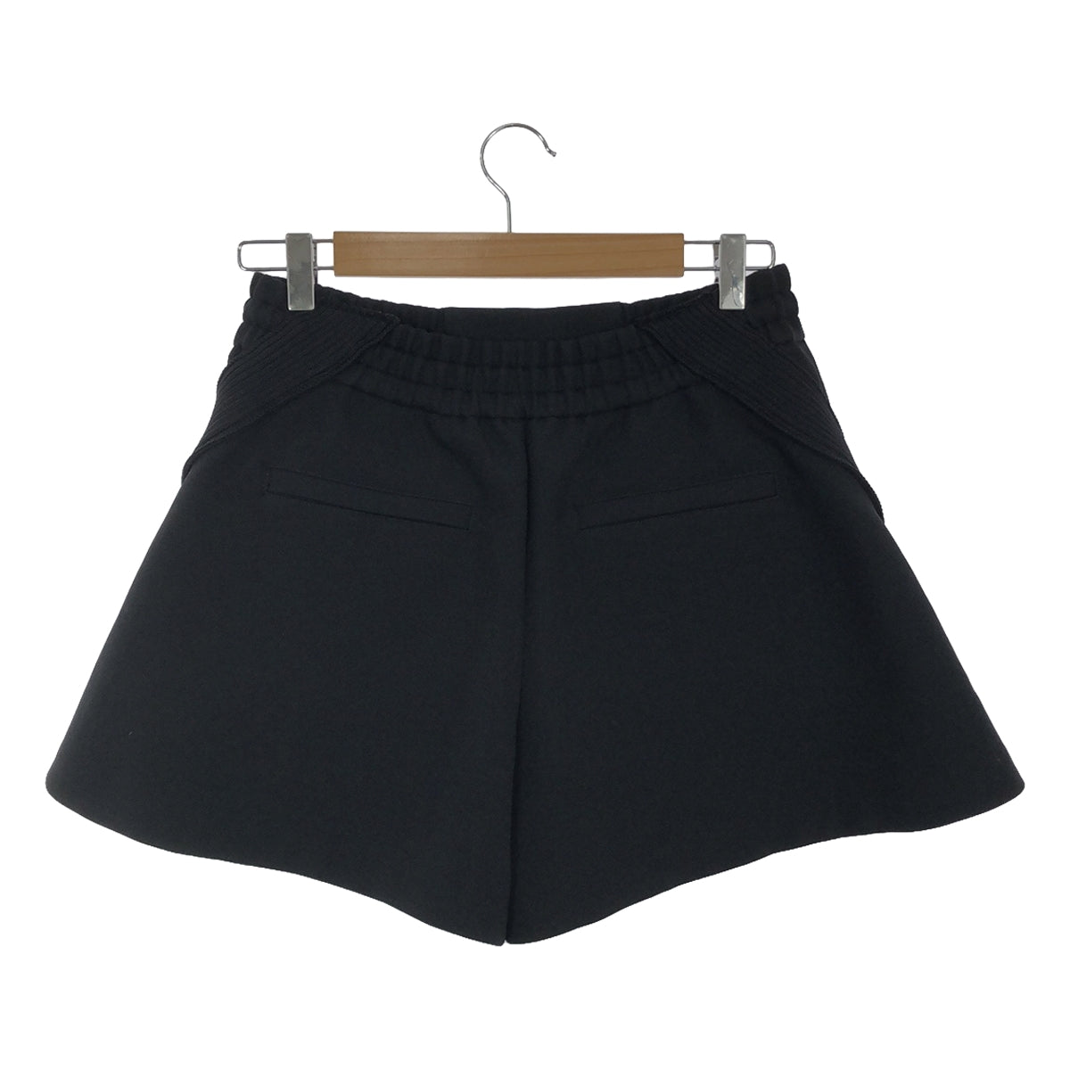 【美品】  sacai / サカイ | Technical Jersey Shorts / テクニカル ジャージー ショート パンツ | 2 | ブラック | レディース